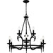 Myhouse Lighting Quoizel - OCA5032EK - Nine Light Chandelier - Octavia - Earth Black