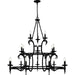 Myhouse Lighting Quoizel - OCA5046EK - 18 Light Chandelier - Octavia - Earth Black