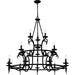 Myhouse Lighting Quoizel - OCA5046EK - 18 Light Chandelier - Octavia - Earth Black