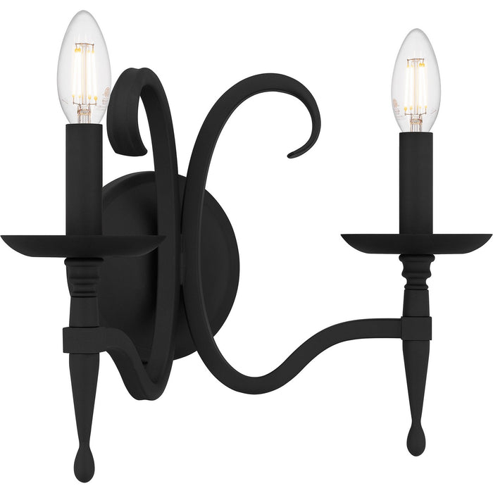 Myhouse Lighting Quoizel - OCA8714EK - Two Light Wall Sconce - Octavia - Earth Black