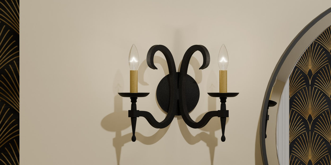 Myhouse Lighting Quoizel - OCA8714EK - Two Light Wall Sconce - Octavia - Earth Black