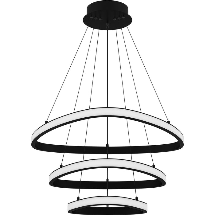 Myhouse Lighting Quoizel - PCBDO2827MBK - LED Pendant - Bardot - Matte Black