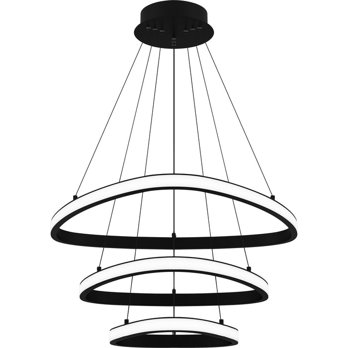 Myhouse Lighting Quoizel - PCBDO2827MBK - LED Pendant - Bardot - Matte Black