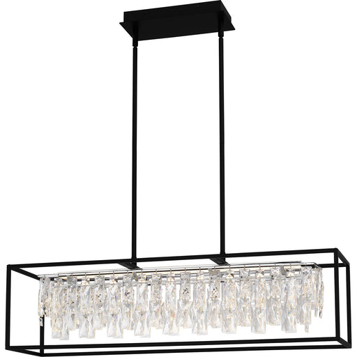 Myhouse Lighting Quoizel - PCBNC635MBK - LED Linear Chandelier - Brillance - Matte Black