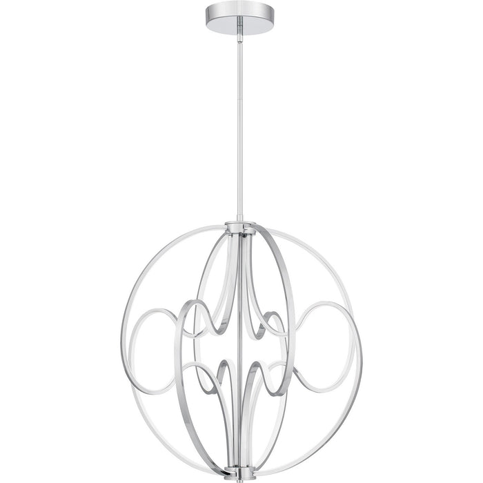 Myhouse Lighting Quoizel - PCCLR2824C - LED Pendant - Clairon - Polished Chrome