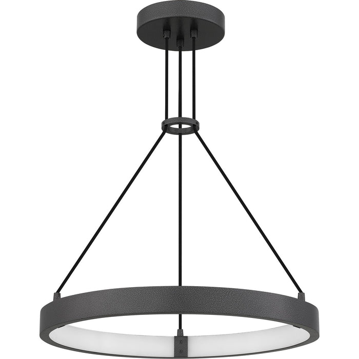 Myhouse Lighting Quoizel - PCDRU2824PCI - LED Pendant - Drury - Pewter Cast Iron