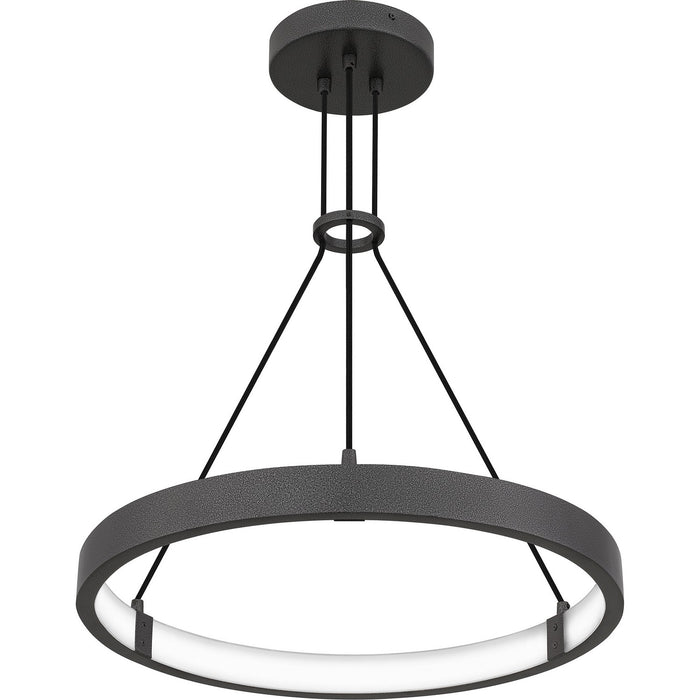 Myhouse Lighting Quoizel - PCDRU2824PCI - LED Pendant - Drury - Pewter Cast Iron