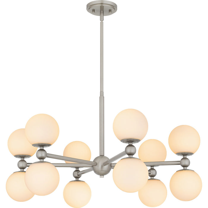 Myhouse Lighting Quoizel - PCELS5031BN - 12 Light Chandelier - Elser - Brushed Nickel