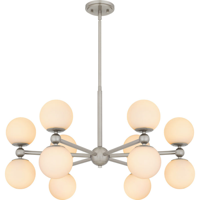 Myhouse Lighting Quoizel - PCELS5031BN - 12 Light Chandelier - Elser - Brushed Nickel