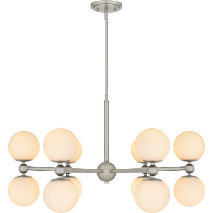 Myhouse Lighting Quoizel - PCELS5031BN - 12 Light Chandelier - Elser - Brushed Nickel