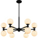 Myhouse Lighting Quoizel - PCELS5031MBK - 12 Light Chandelier - Elser - Matte Black