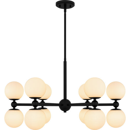 Myhouse Lighting Quoizel - PCELS5031MBK - 12 Light Chandelier - Elser - Matte Black