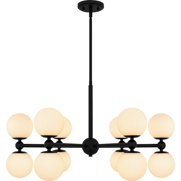 Myhouse Lighting Quoizel - PCELS5031MBK - 12 Light Chandelier - Elser - Matte Black