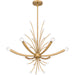 Myhouse Lighting Quoizel - PCKIE5029BWS - Six Light Chandelier - Kiera - Brushed Weathered Brass