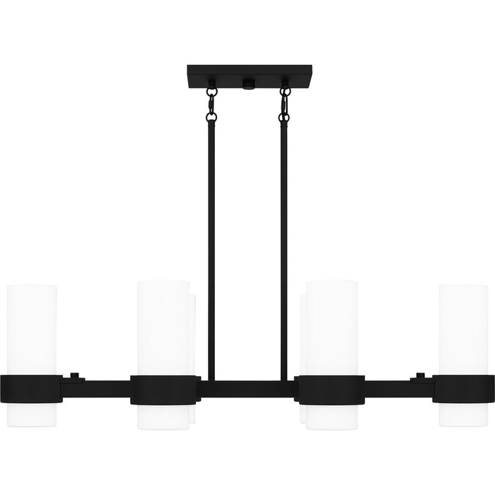 Myhouse Lighting Quoizel - PCKIM636MBK - Six Light Linear Chandelier - Kimora - Matte Black