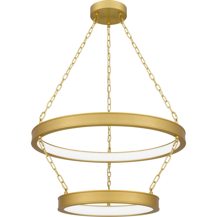 Myhouse Lighting Quoizel - PCOZA2827A - LED Pendant - Ozara - Antique Brass