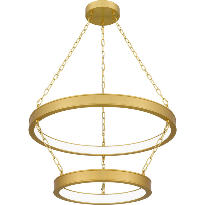 Myhouse Lighting Quoizel - PCOZA2827A - LED Pendant - Ozara - Antique Brass