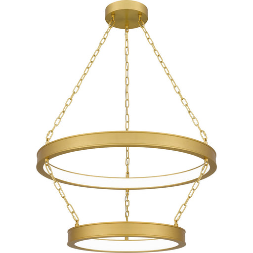 Myhouse Lighting Quoizel - PCOZA2827A - LED Pendant - Ozara - Antique Brass