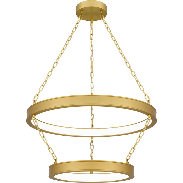 Myhouse Lighting Quoizel - PCOZA2827A - LED Pendant - Ozara - Antique Brass