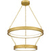 Myhouse Lighting Quoizel - PCOZA2827A - LED Pendant - Ozara - Antique Brass