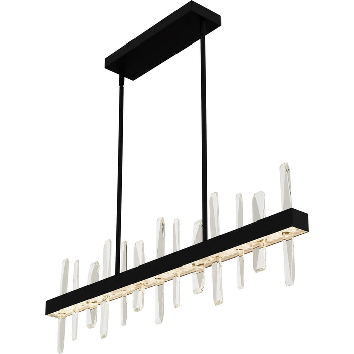 Myhouse Lighting Quoizel - PCRGL138MBK - LED Linear Chandelier - Regal - Matte Black