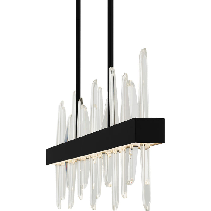 Myhouse Lighting Quoizel - PCRGL138MBK - LED Linear Chandelier - Regal - Matte Black