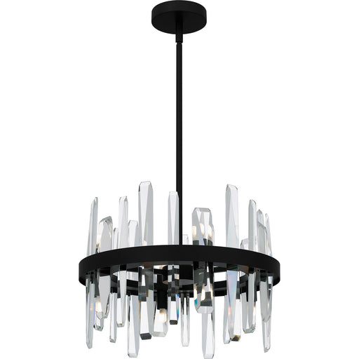 Myhouse Lighting Quoizel - PCRGL2816MBK - Eight Light Pendant - Regal - Matte Black