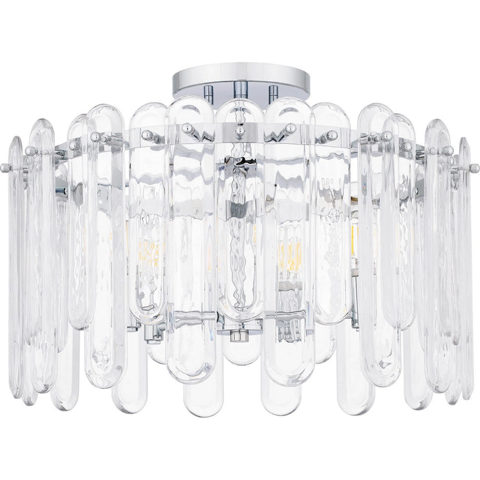 Myhouse Lighting Quoizel - PCSTI1720C - Five Light Semi Flush Mount - Stiles - Polished Chrome