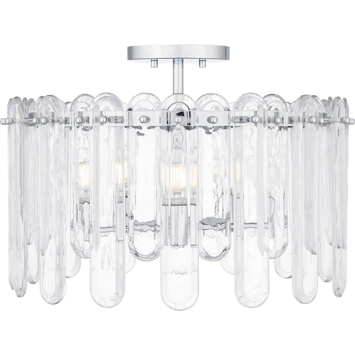 Myhouse Lighting Quoizel - PCSTI1720C - Five Light Semi Flush Mount - Stiles - Polished Chrome