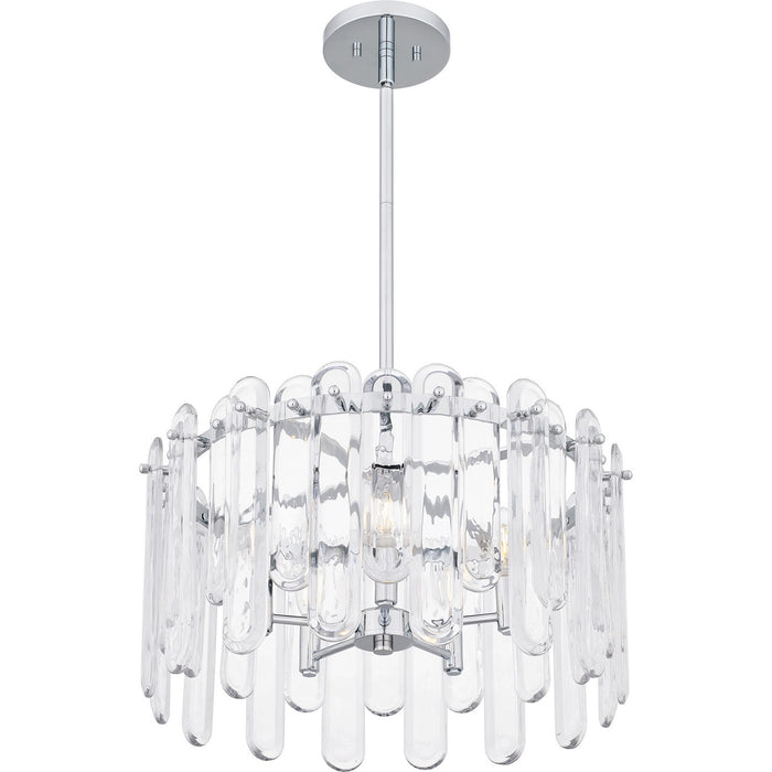 Myhouse Lighting Quoizel - PCSTI2820C - Five Light Pendant - Stiles - Polished Chrome