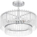 Myhouse Lighting Quoizel - PCTAY1718C - Three Light Semi Flush Mount - Tayshia - Polished Chrome