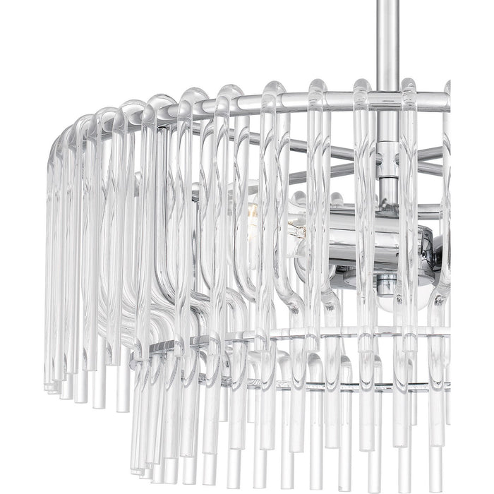 Myhouse Lighting Quoizel - PCTAY1718C - Three Light Semi Flush Mount - Tayshia - Polished Chrome