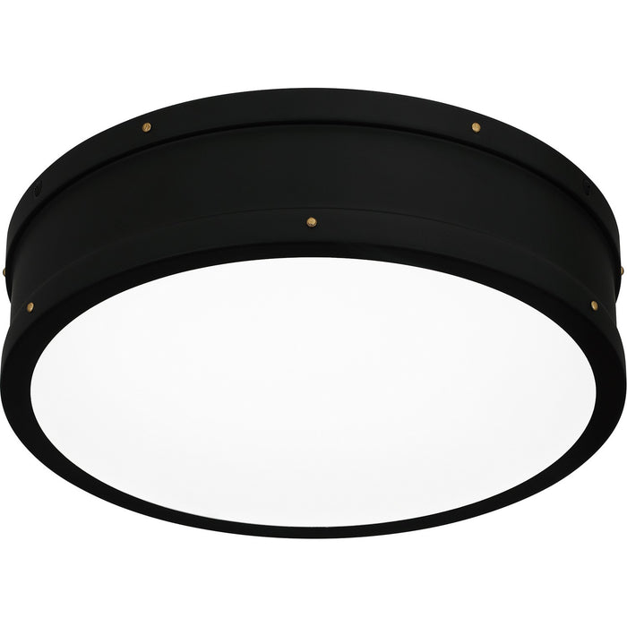 Myhouse Lighting Quoizel - QF5224MBK - LED Flush Mount - Quoizel Fixture - Matte Black