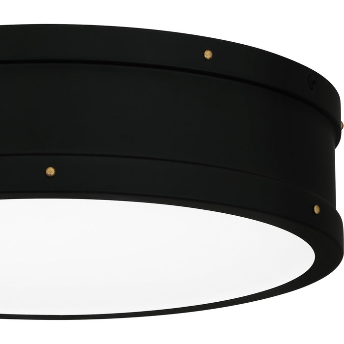 Myhouse Lighting Quoizel - QF5224MBK - LED Flush Mount - Quoizel Fixture - Matte Black