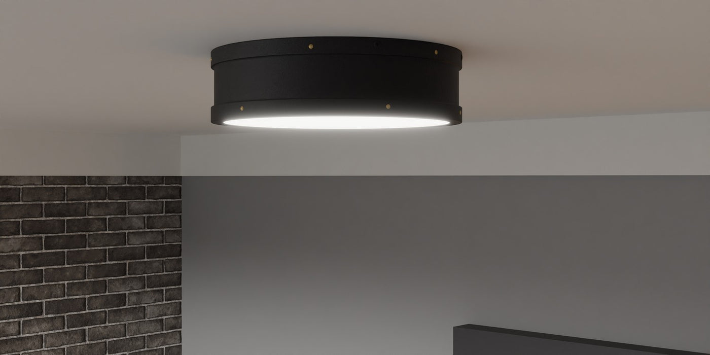 Myhouse Lighting Quoizel - QF5224MBK - LED Flush Mount - Quoizel Fixture - Matte Black