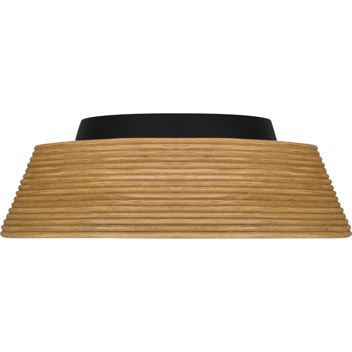 Myhouse Lighting Quoizel - QFL6167MBK - Three Light Flush Mount - Quoizel Flush Mount - Matte Black