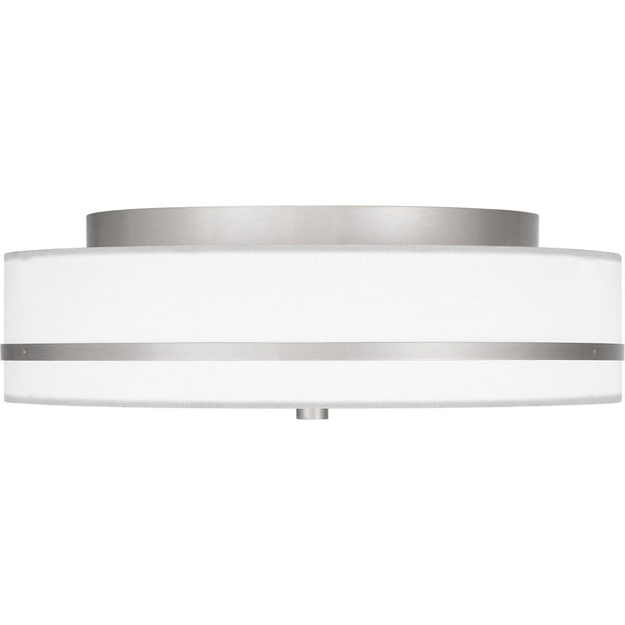 Myhouse Lighting Quoizel - QFL6180BN - Three Light Flush Mount - Quoizel Flush Mount - Brushed Nickel