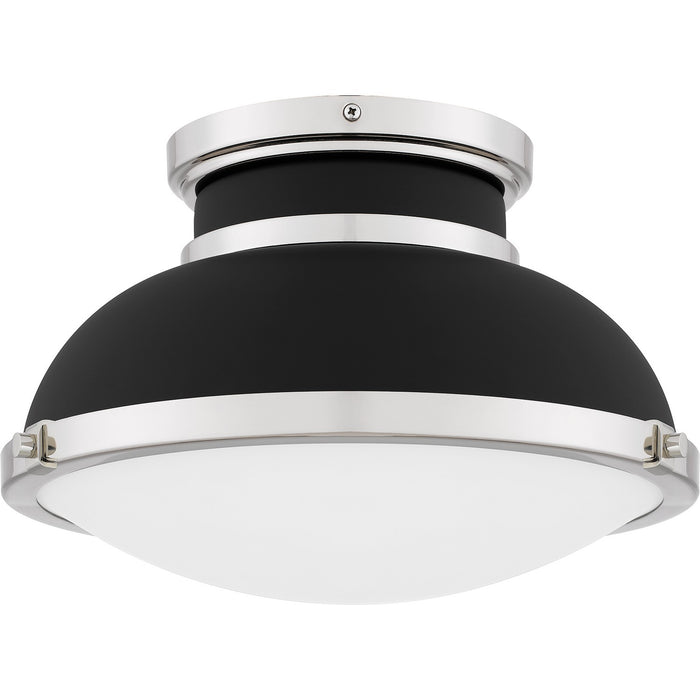 Myhouse Lighting Quoizel - QFL6184MBK - Two Light Flush Mount - Quoizel Flush Mount - Matte Black