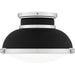 Myhouse Lighting Quoizel - QFL6184MBK - Two Light Flush Mount - Quoizel Flush Mount - Matte Black