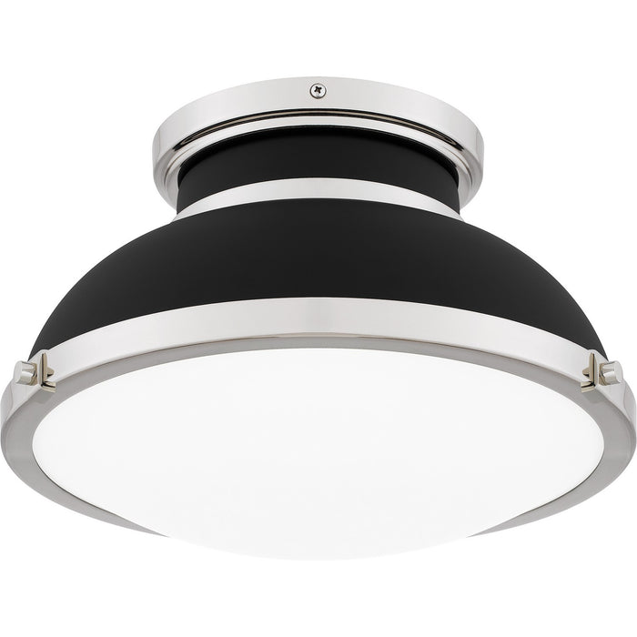 Myhouse Lighting Quoizel - QFL6184MBK - Two Light Flush Mount - Quoizel Flush Mount - Matte Black