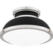 Myhouse Lighting Quoizel - QFL6184MBK - Two Light Flush Mount - Quoizel Flush Mount - Matte Black