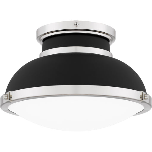 Myhouse Lighting Quoizel - QFL6184MBK - Two Light Flush Mount - Quoizel Flush Mount - Matte Black