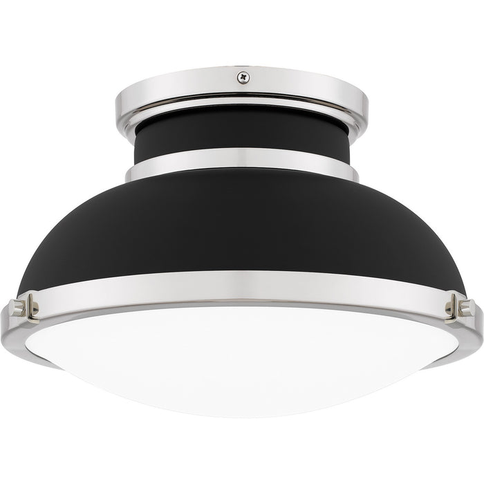 Myhouse Lighting Quoizel - QFL6184MBK - Two Light Flush Mount - Quoizel Flush Mount - Matte Black