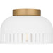 Myhouse Lighting Quoizel - QFL6208W - One Light Flush Mount - Quoizel Flush Mount - Matte White