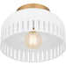 Myhouse Lighting Quoizel - QFL6208W - One Light Flush Mount - Quoizel Flush Mount - Matte White