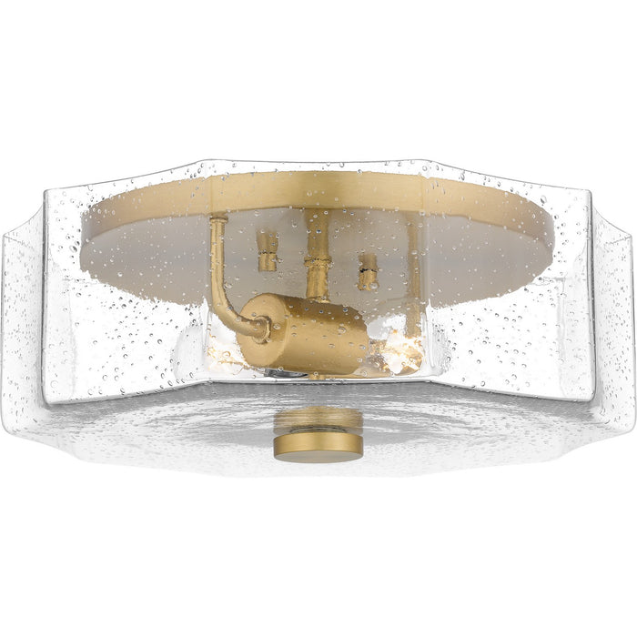 Myhouse Lighting Quoizel - QFL6222AB - Two Light Flush Mount - Quoizel Flush Mount - Aged Brass