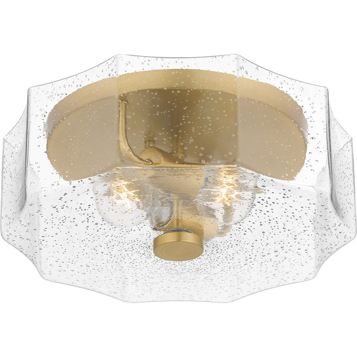 Myhouse Lighting Quoizel - QFL6222AB - Two Light Flush Mount - Quoizel Flush Mount - Aged Brass