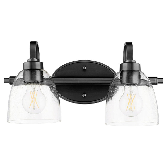 Myhouse Lighting Quorum - 5060-2-69 - Two Light Vanity - Reyes - Textured Black