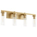 Myhouse Lighting Quorum - 533-4-80 - Four Light Vanity - Kilbey - Aged Brass