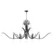 Myhouse Lighting Quorum - 621-8-59 - Eight Light Chandelier - Majesty - Matte Black